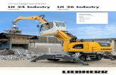 LH 24 Industry LH 26 Industry - Liebherr Group · 2019-07-31 · 2 LH 24 Industry Litronic LH 26 Industry Litronic LH 24 M Industry Litronic Einsatzgewicht 22.700 – 23.200 kg* Motor