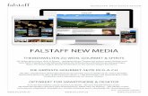 FALSTAFF NEW MEDIA · 2019-01-15 · Falstaff.at ist die führende Website für kulinarischen Lifestyle im deutschsprachigen Raum. Wir bieten täglich aktuelle Nachrichten zu den