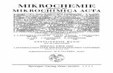 MIKROCHEMIE - Springer978-3-662-37043-8/1.pdf · mikrochemie vereinigt mit mikrochimica acta unter mitwirkung vo~ b. abdbrb.aldent-zürlch • b. a.brar.uiczik-ludwlgshafen/rheln
