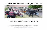 Info Nr - nimbus-motorrad.de · Kassel, unser Frühlingstreffen bei Hameln, das Jahrestreffen bei Freiburg, der Besuch des Jahres-Treffens des DNT in Dänemark und voraussichtlich