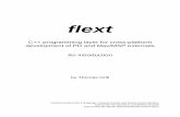 flext - abschlussarbeit · 2011-07-17 · flext - C++ programming layer for cross-platform development of PD and Max/MSP externals page 2 Abstract flext1 seeks to represent a uniform