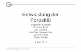 Entwicklung der Porosität - uni-goettingen.de · 2015-05-05 · M.Geo.137 LV2: Diagenese und Verwitterung Ton- / Siltsteine • Hohe Porosität / hoher Wassergehalt (70-90%) •