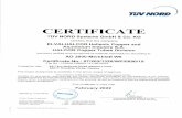 · Doc.- STvV-ZE.AD2000 WO PED DE-ENC rev. Zertifiziert gemäß Druckgerätericfttlinie Anhang I Nr. 4.3 durch die Notifizierte Stalle der TIJv NORD Systems (Reg.-Nr. 0045) Certified