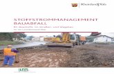 STOFFSTROMMANAGEMENT BAUABFALL - rlp.de...45/100) zur Stabilisierung des Untergrundes oder zur Errichtung von baustraßen sowie d) ein Recyc-linggemisch, das den Anforderungen der