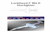 Lockheed F 104 G Starfighter - Causemann...Die Verklebung kann mit Klebeband ﬁxiert werden. Wenn alles getrocknet ist kann an der Klebenaht ein Streifen von ca. 8-10mm Breite etwas