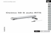 Oximo 50S auto RTS 1 - somfy.at · Gebrauchsanleitung Oximo 50 S auto RTS DE 7.1.4 Löschen der Lieblingsposition ("my"-Position) 1) Drücken Sie auf die STOP/my-Taste 9Der Rollladen