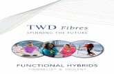 FUNCTIONAL HYBRIDS - TWD Fibres...sulating effect are combined with smooth Soft-Microfibre filaments. A plus in insulation and an extremly good handfeel make this product unique. Polyamid