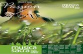 musica sacra 2014 · Eric Whitacre Alleluja für Chor a cappella Jean-Yves Daniel Lesur Le Cantique des Cantiques (Auszüge daraus) György Ligeti Lux aeterna für 16-stimmigen Chor