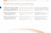 STAHLINSTRUMENTE - sgh-group.ruinstruments offer high elasticity and optimal materi-al hardness. HSS-Steel instruments are produced from high strength steel, and therefore, offer an