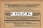 Verhandlungen der ungarischen ärztlichen Gesellschaften ... · Budapest, Juni 1937 Nr. 9—12 Verhandlungen der ungarischen Ärztlichen Gesellschaften Wissenschaftliche Berichte