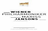WIENER PHILHARMONIKER MARISS JANSONS · 2019-05-29 · Für Konzerte wie dieses wurde die Elbphil-harmonie erbaut: die legendären Wiener Philharmoniker, die 2017 als eines der ers-ten