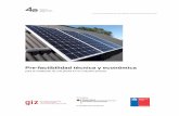 Pre-factibilidad técnica y económica...Página 7 Deutsche Gesellschaft für Internationale Zusammenarbeit (GIZ) GmbH Proyecto Energía Solar para la Generación de Electricidad y