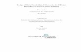 Design of Metal Oxide-Based Electrodes for Efficient ... · In order to overcome the disadvantages of conventional photocathodic and photoanodic materials, this dissertation focuses