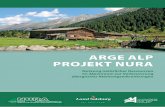 Arge Alp projekt NurA - SalzburgProjekt NURA Die Arbeitsgemeinschaft Alpenländer (ARGE ALP) umfasst die Regionen, Kantone und Länder Bayern, Graubünden, Lombardei, Salzburg, St.