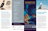 Humboldt lebt! informationen - uni-hamburg.de · 2019-03-21 · wo die Biogeografie Humboldts tatsächlich ihre Wurzeln hat. Schlüpfen Sie mit uns in die Rolle des Forschungsrei-senden