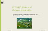 EU 2020 Ziele und Grüne Infrastruktur - BfN · -Für Maßnahmen der Grünen Infrastruktur bestehen jedoch noch offene Finanzierungsmöglichkeiten in den Bereichen Risikoprävention