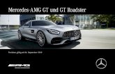 Mercedes-AMG GT und GT Roadster · 2020-01-03 · Wie im AMG GT 4-Türer Coupé macht auch in den zweitürigen AMG GT Modellen die neue Telematik-Architektur das innovative, serienmäßig