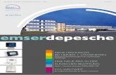 emserdepesche - Löwenstein Medical Schweiz AG · 2019-02-14 · 3 21 % 3 cmH2O 0:00 8 min:s /min l/min 41 Vernebler Apnoe Pmax Pmin Aus Aus Aus Aus Start 5.0 Lautstärke 50% Patienten-Anschluss