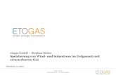 etogas GmbH Stephan Rieke Speicherung von Wind- und … · 2015-06-09 · reaktor Trafo Gasnetz Gaseinspeiseanlage PtG Anlage 7500 Biogasanlagen mit ca. 3 GW el und ca. 12 GW el Wind