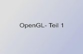 OpenGL- Teil 1...21.07.10 OpenGL- Teil 1 3 Einführung- Geschichte Ursprünglich von Silicon Graphics entwickelt Von 1992 bis 2006 unter der Leitung des OpenGL ARB 01.07.1992: OpenGL