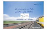 Viewing rund um PLM - IPEK: HOME...Interference Check, etc) Track User’s Feedback Access, view and review over 450+ format types •Access the embedded intelligence in 3D and 2D