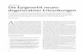 HIRNFoRSCHUNg Die Epigenetik neuro- …gesundheitsregiongoettingen.de/wp-content/uploads/2015/...1 Die DNA liegt im Komplex mit speziellen Proteinen vor – den Histonen –, welche