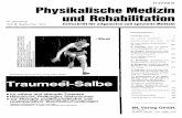 H 7775 E Physikalische Medizin und Rehabilitationzaen.gruen.net/archiv/pdf/1972/1972-09.pdfH 7775 E 13. Jahrgang Physikalische Medizin und Rehabilitation Heft 9, September 1972 Zeitschrift