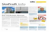 Bewusst bauen. StoProfi Info - Sto AG – Schweiz · BETOSAN AG in Aarau. Wie saniert man 10 000 m2 Hochhausfassade schnell, nachhaltig und ästhe tisch hochwertig? Marco Schwarz,