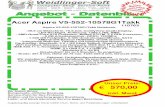 Acer Aspire V5-552-10578G1Takk - Weidlinger-Softweidlinger-soft.com/downloads/notebook.pdfAcer Notebook Aspire E1-572G-54204G75Mnkk , - 39,6 cm Bildschirm, 15,6 Zoll Display, Glare