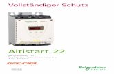 Altistart 22 - Antriebe · 2017-09-01 · Vollständiger Schutz Altistart 22 Sanftanlasser für Drehstrom-Asynchronmotoren, 4 bis 400 kW . Antriebe Rüti AG CH-8630 Rüti Werkstrasse
