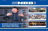 Kommunikation - NBB Dienstleistungssysteme AG · 2018-06-15 · MDH Partnertage in Erfurt Kiebitzmarkt Gewinner des „F&C-AWARD SILBER 2016“ NBB egesa Gelungene Messetage in Kassel