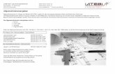 LaTeBi GmbH - Laser-Technologie Bindemann · Allgemeintoleranzen für Längenmaße entsprechend DIN ISO 13920-B Grenzmaße in mm für Nennmaßbereich B (mittel) über 400 über bis