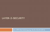 Layer-2 Sicherheit mit Packet Tracer · LAYER-2-SECURITY 64. DFN-Betriebstagung, Berlin 02.03.2016. Darstellung von Layer -2-Angriffsmöglichkeiten, die Gefahren, die dadurch entstehen