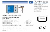 Betriebsanleitung - Wekonn · • AdBlue® (Harnstofflösung) nach DIN 70070 (nur Standaufneh-mer für UFS 01, Typ 76 N, Typ 76 E) ... Tabelle 2: Messumformer . Typ Ausführung .