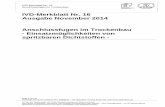 IVD-Merkblatt 16: Anschlussfugen im Trockenbau ... ... Inhaltsverzeichnis 0 Grundsatzaussagen zu Normung
