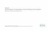 Dell P2319H Bedienungsanleitung - English · 2018-07-13 · 2 Etikett mit behördlichen Bestimmungen Liste der behördlichen Zulassungen. 3 Stand Entriegelungstaste Löst den Ständer