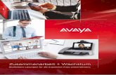 Zusammenarbeit + Wachstum · IP 1600 Telefonserie wendet sich Avaya an Unternehmen, die eine einfache und kostengünstige Kommuni kations lösung suchen. S/WDisplays mit Hintergrundbeleuchtung