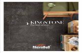 KINGSTONE - Novabell · Kingstone wird in zwei Oberflächen geboten, die langsam mit der Zeit gealterte Materialien authentisch nachbilden. Kingstone se halla disponible en dos acabados