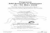 Programm DAV-Kongress in Göttingen 25.–29. März · PDF file Ihr Stefan Kipf Vorsitzender des Deutschen Altphilologenverbandes 07 Kongress in Göttingen 25.–29. März 2008 ...