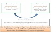 Goethe-Universität - STATISTISCHE THERMODYNAMIKuser.uni-frankfurt.de/~heileman/pc2_ss2017/V19_20_PC2.pdf · 2017-06-27 · Viele Teilchen Statistik (Wahrscheinlichkeit) der Besetzung