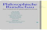 Die Philosophische Rundschau - PhR Philosophische Rundschau - PhR.pdf · 2015-04-12 · Die Philosophische Rundschau - PhR Falls Sie Probleme bei dieser web site entdecken, freut