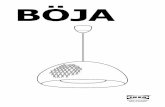 BÖJA - ikea.com2 ENGLISH IMPORTANT! If you have any problems regarding the electrical installation, contact an electri-cian. Always shut off power to the circuit