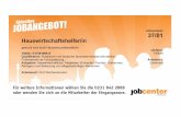 Hauswirtschaftshelfer/in - Jobcenter Dortmund · 2016-09-12 · Lager- und Transportarbeiter/in gesucht wird ein/e Lager- und Transportarbeiter/in 10000-1147303192-S Qualifikation: