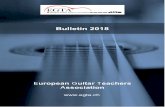 Bulletin 2018egta.ch/home_htm_files/Bulletin 2018.pdf · Flamenco als auch für klassische Gitarren bekannt. Bellido hat mit bekannten andalusischen Luthiers wie Eduardo Ferrer, Antonio