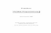 Praktikum Parallele Programmierungschaefer/Parallel09/aufgaben.pdf · nitionen der Standards MPI-1.1 und MPI-2.0) und frei verf¨ugbaren MPI-Implementierungen (u.a. f¨ur Linux).