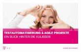 TESTAUTOMATISIERUNG & AGILE PROJEKTE · PDF file 2014-12-01 · audit und comPLiance -mationS-SicherheitS-management managed SecuritY SerViceS PenetrationS-teSt SecuritY code reVieWS
