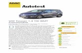 Autotest 2016-05-19¢  Autotest VW Touran 1.4 TSI BMT Comfortline F£¼nft£¼rige Gro£raumlimousine der