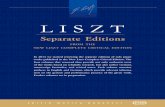 einzeLAuSgAbe AuS der SepArATe ediTion from The neuen ... · New Liszt Complete Critical Edition Series 1– Works for piano solo in 18 volumes Series 2 – Transcriptions ... SepArATe