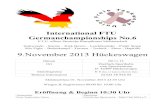 F.T.U. offene Deutsche Kampfkunst Meisterschaft Taekwondo ... · (Traditionelle Formen Poomsae-Hyong-Tul-Katas-Hardstyle Formen…..) Jeder Club / Verein / Verband kann ein oder mehrere