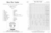 EMR 11455 Ben Hur Suite · 2018-05-24 · Ben Hur Suite Wind Band / Concert Band / Harmonie / Blasorchester / Fanfare Arr.: John Glenesk Mortimer Miklós Rózsa 3 EMR 11455 f 1 4
